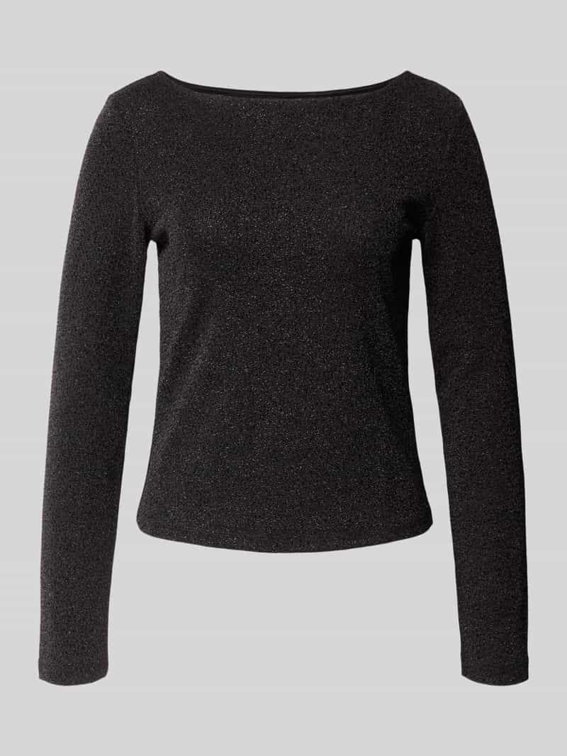 Pieces Regular fit shirt met lange mouwen en structuurmotief model 'JINA'