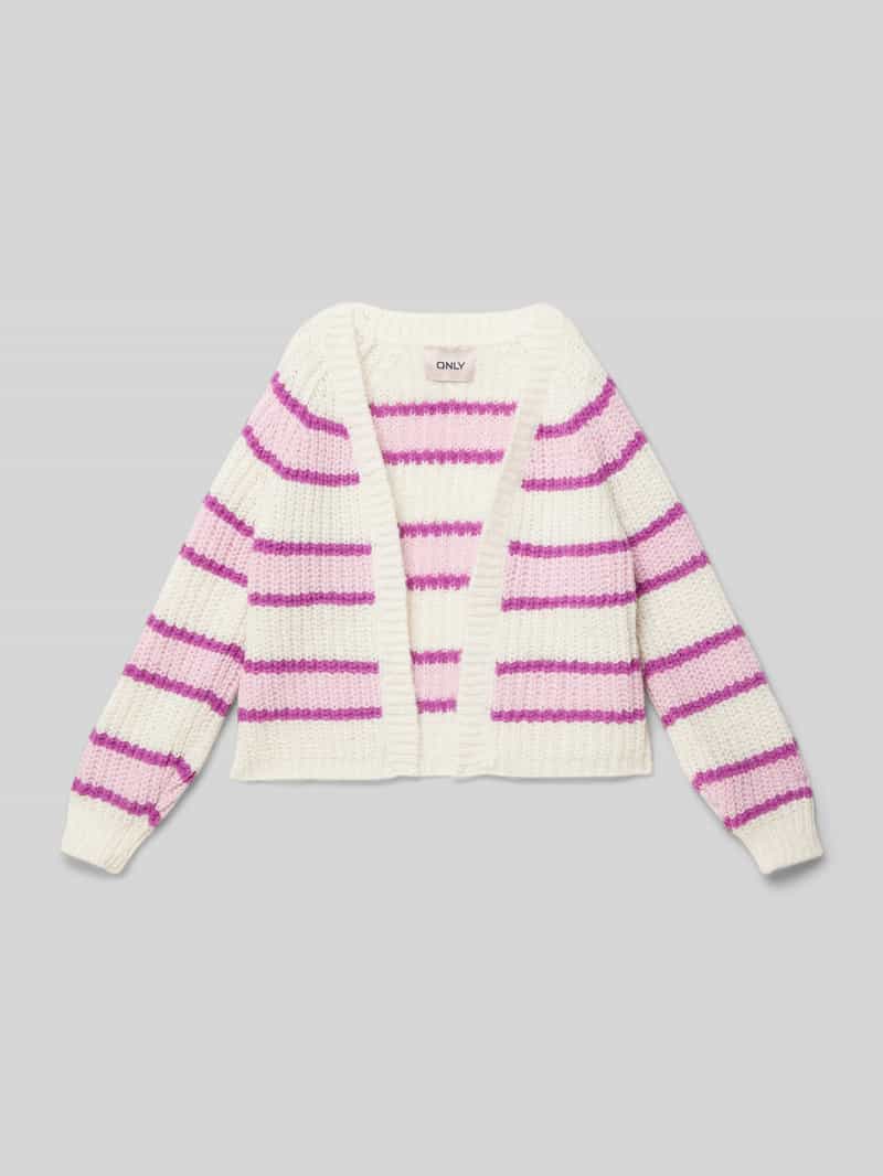 Only Comfort fit gebreid jack met grof tricot model 'NORDIC'