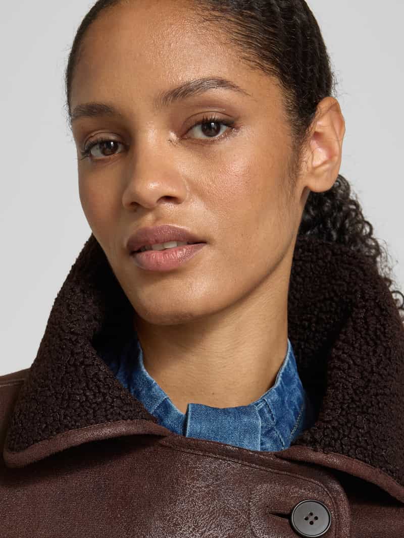 Jake*s Casual Relaxed Fit jas met teddyfleece