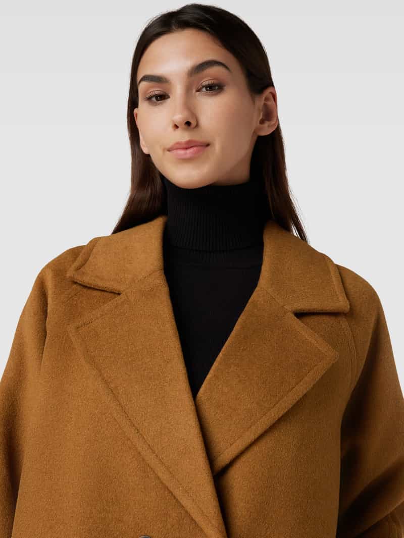 Vero Moda Outdoor Lange jas met reverskraag en steekzakken model 'HAZEL'