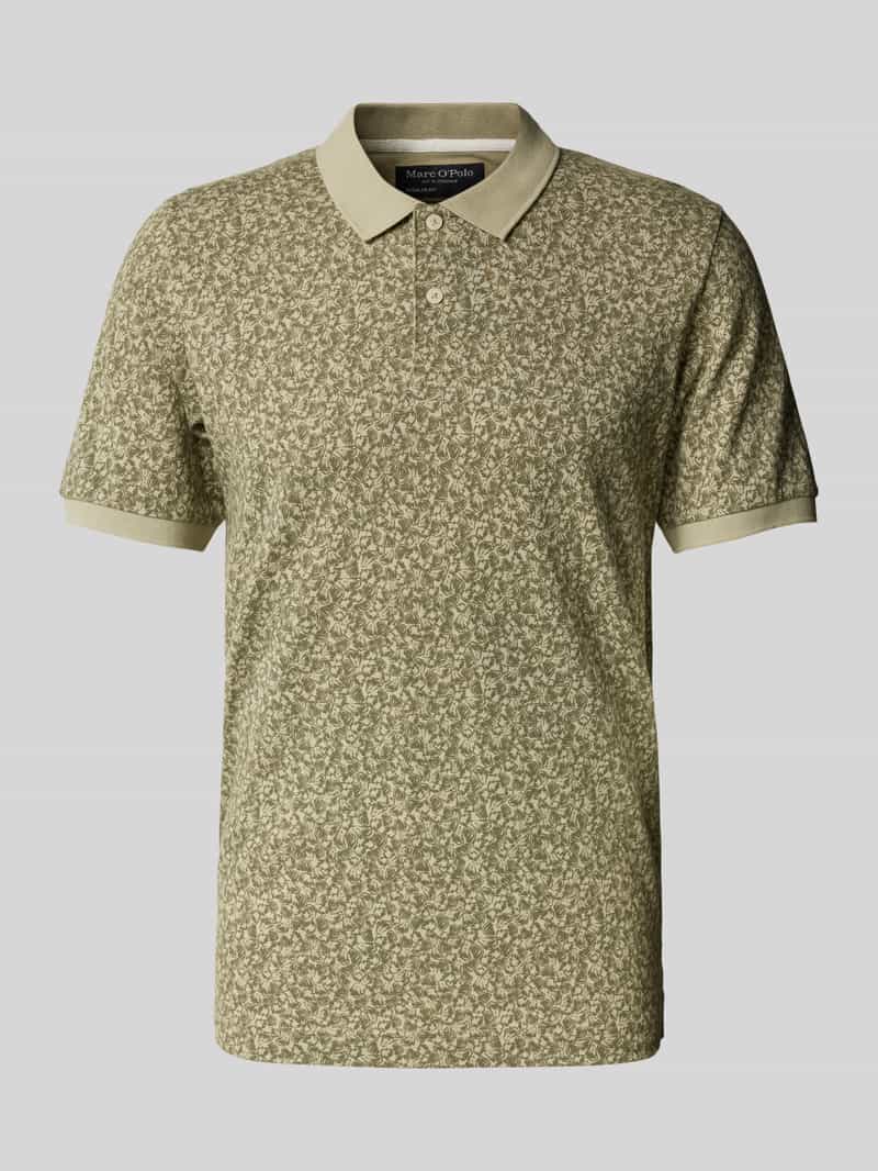 Marc O'Polo Regular fit poloshirt van een mix van katoen en elastaan