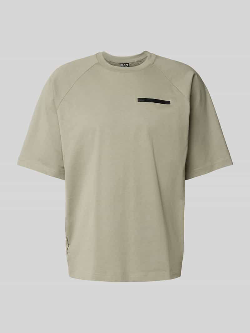 EA7 Emporio Armani T-shirt met labeldetail