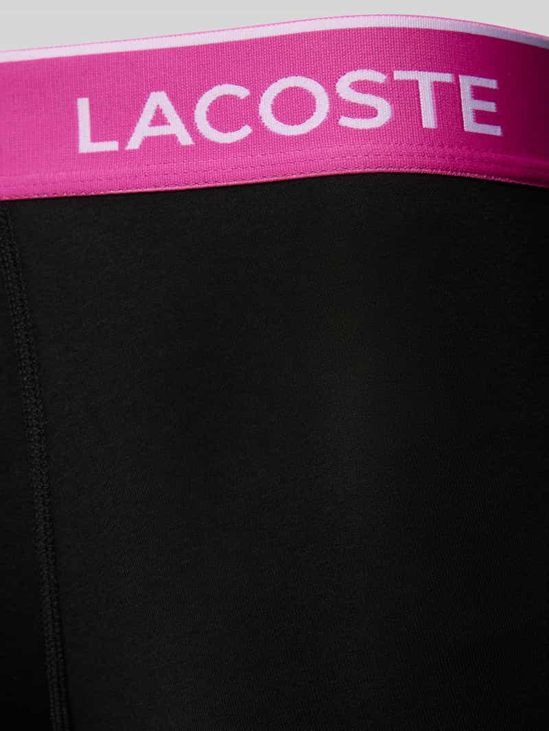 Lacoste Boxershort met elastische band in een set van 3 stuks