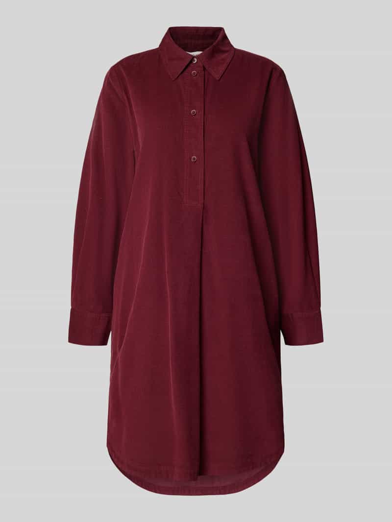 s.Oliver RED LABEL Relaxed fit corduroy jurk van een mix van katoen en viscose