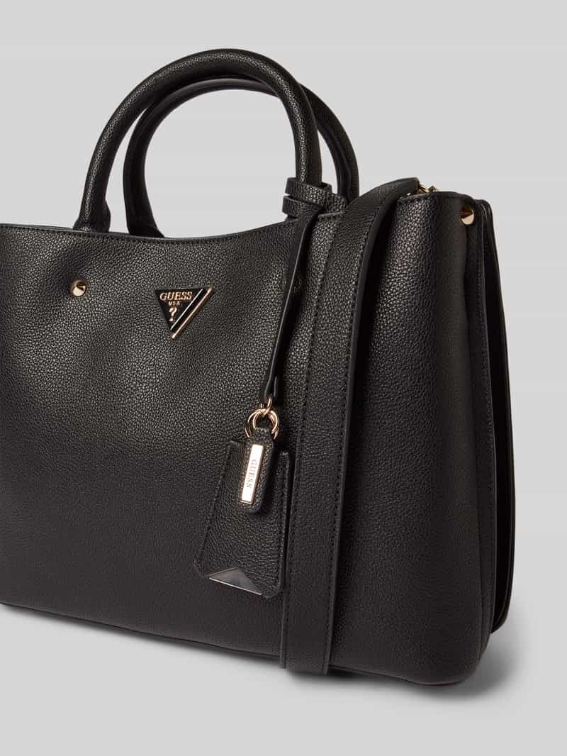 Guess Handtas met labelapplicatie model 'MERIDIAN II GIRLFRIEND'