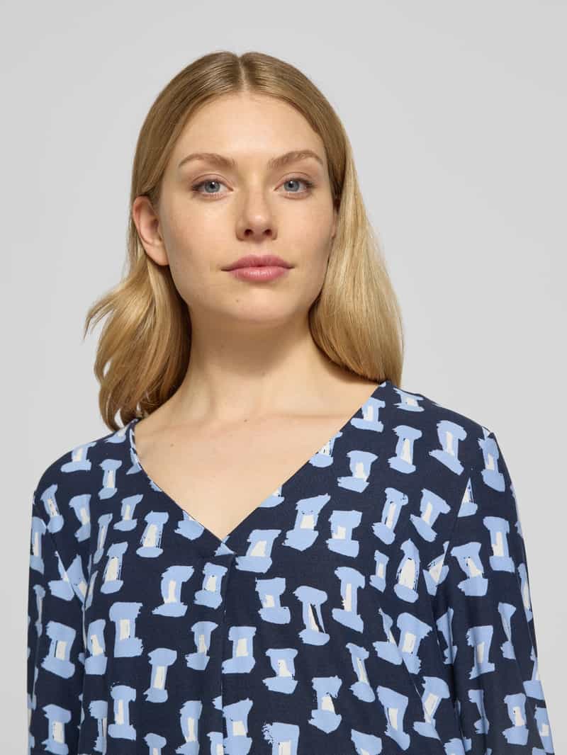 Tom Tailor Loose fit shirt met lange mouwen van viscosemix