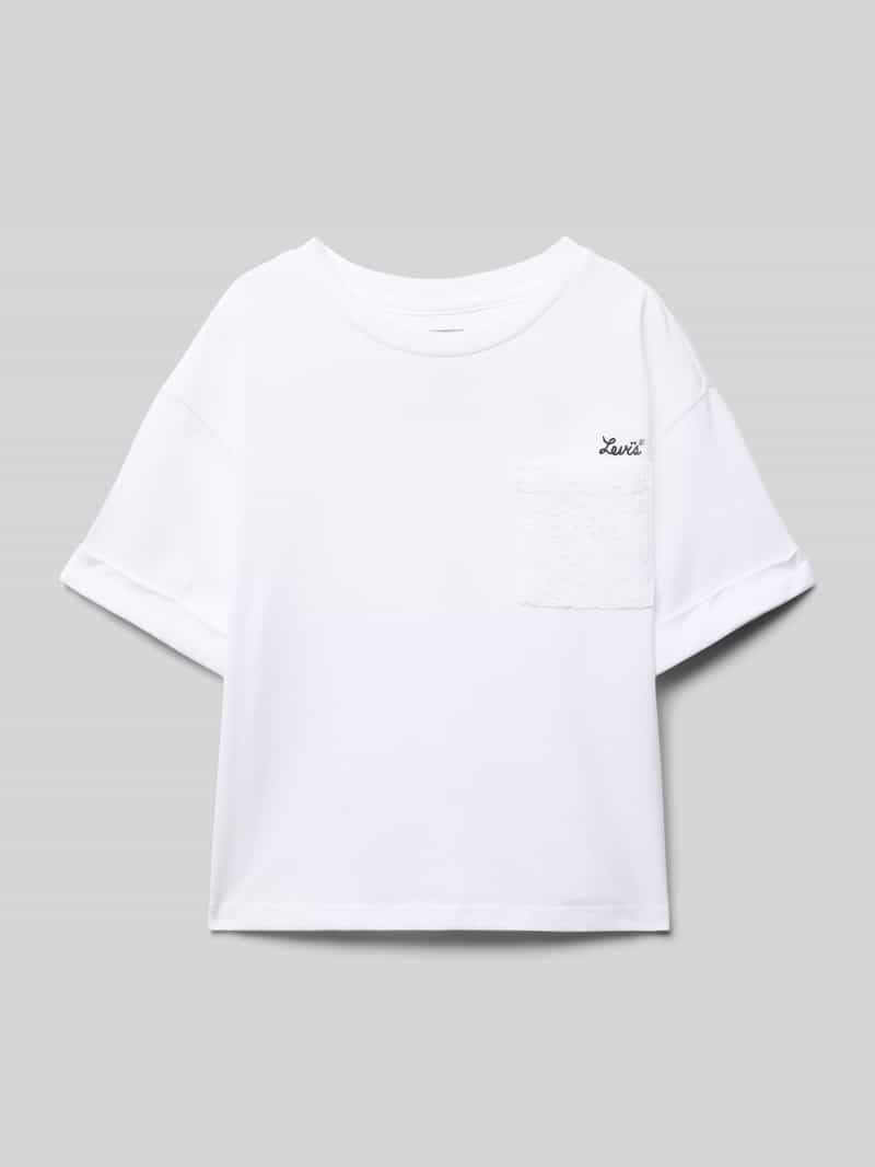 Levi s Kids T-shirt met labelstitching