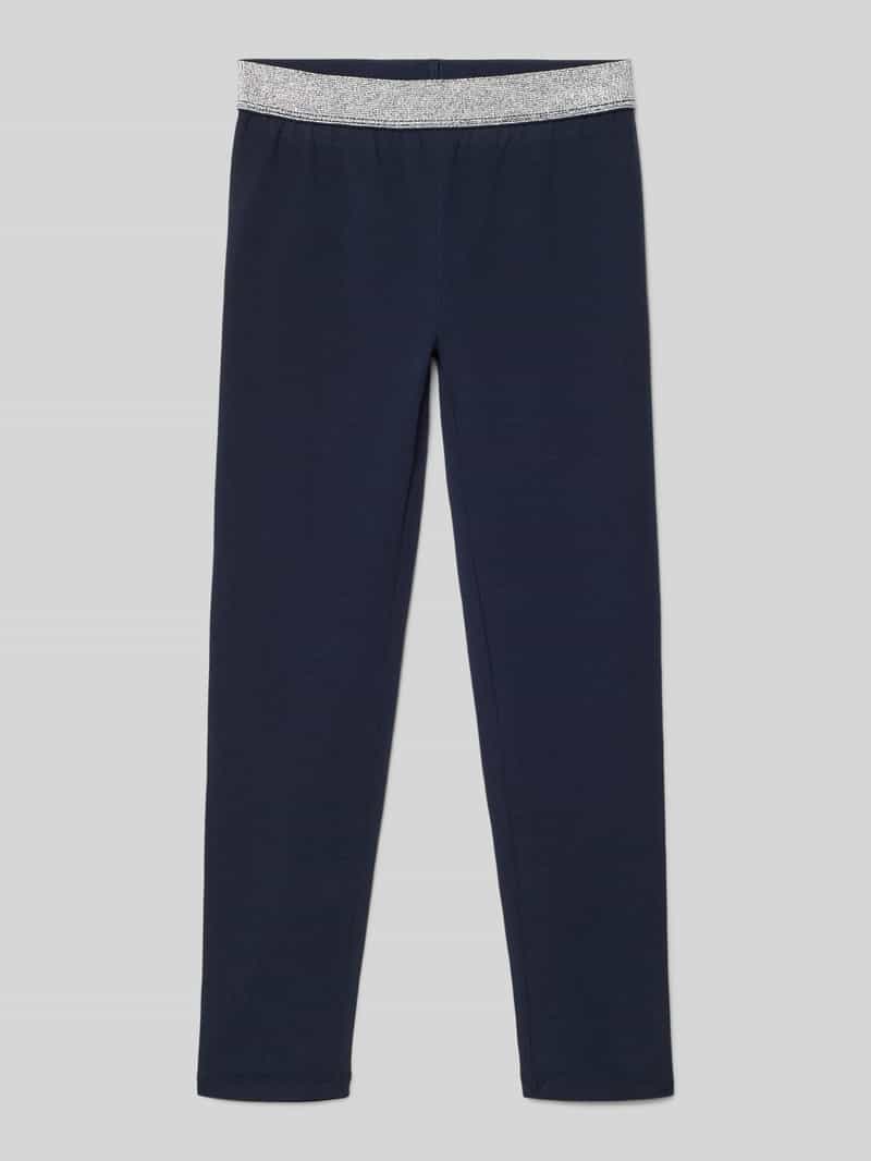 s.Oliver RED LABEL Regular fit legging met elastische glitterband