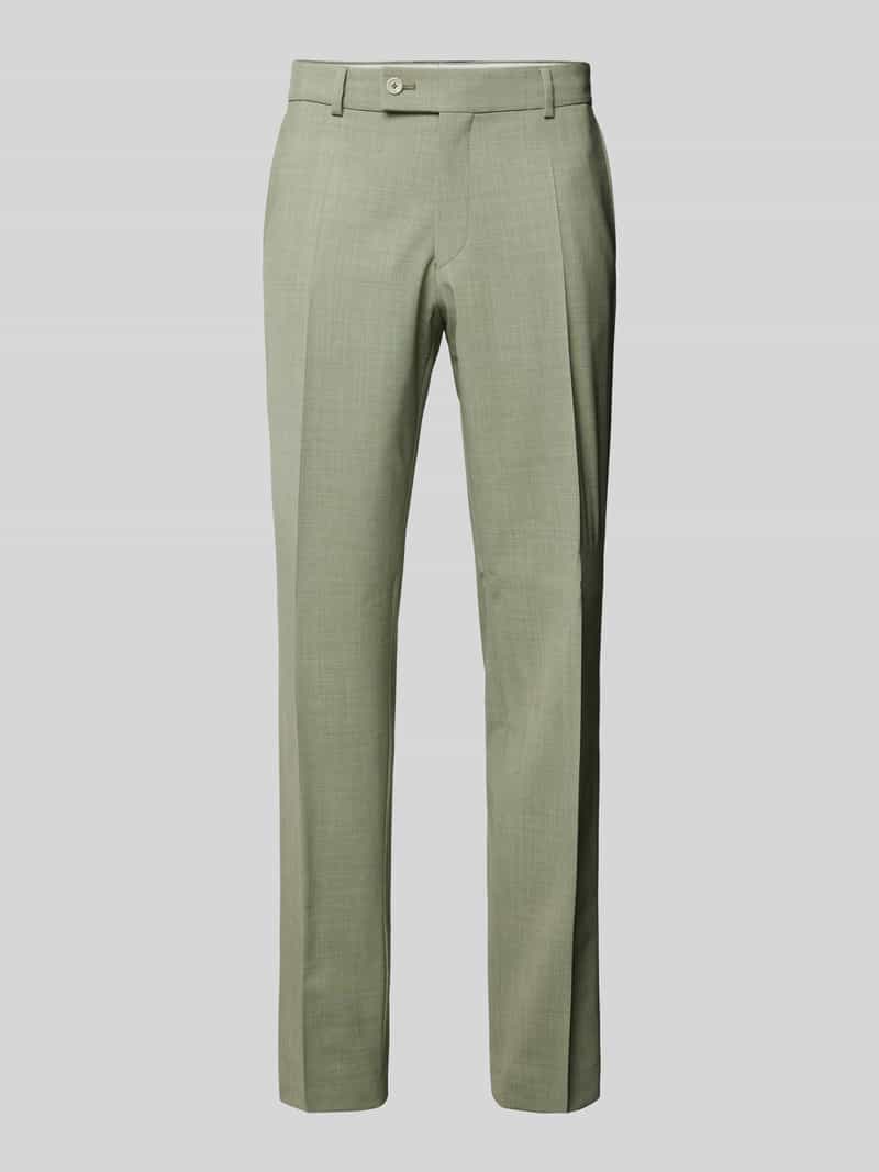 CG Club of Gents Regular fit pantalon met persplooien model 'Paco'