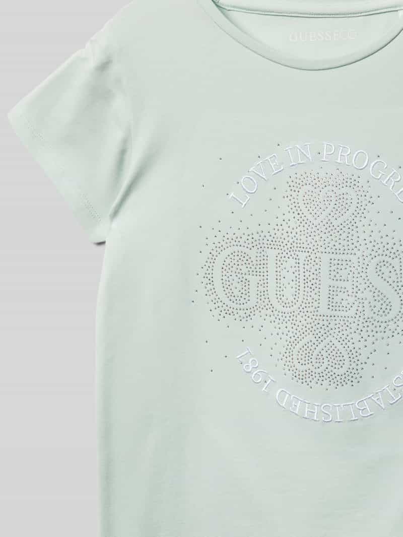 Guess T-shirt met labeldetails