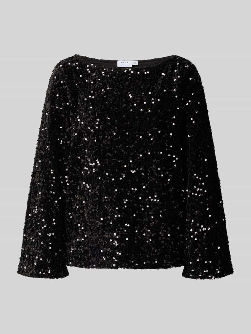 Vila Blouseshirt met pailletten model 'FAITH'