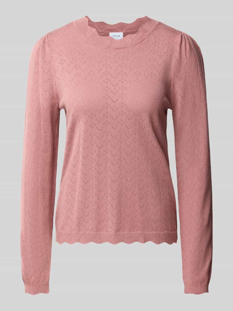 Vila Gebreide pullover van viscosemix model 'femi'