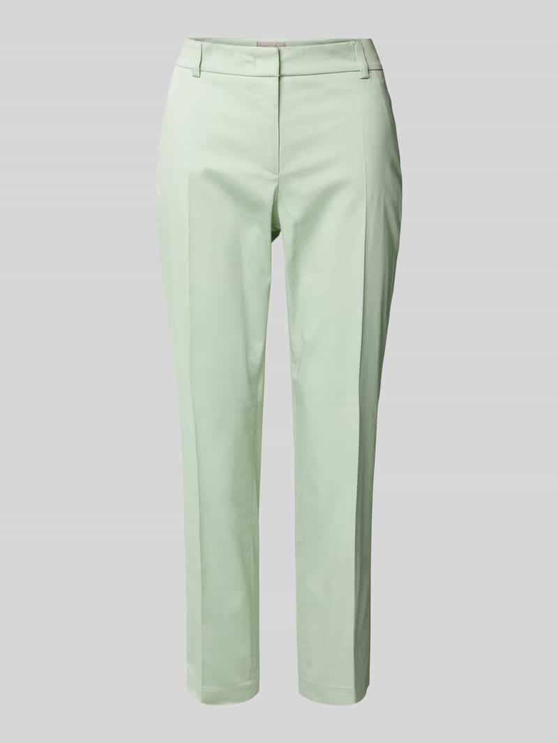 Christian Berg Woman Selection Slim fit pantalon van katoenmix