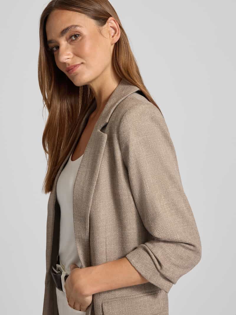 Vero Moda Regular fit lange blazer met viscose model 'FRIDA'