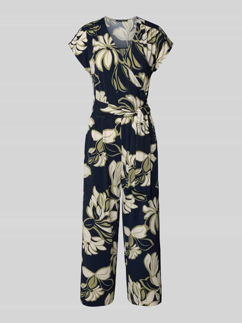 Betty Barclay Jumpsuit in wikkellook met strikceintuur