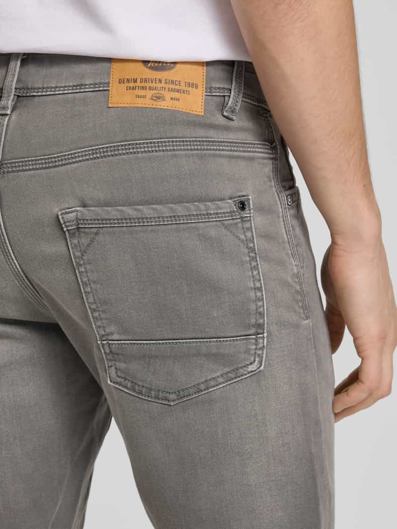 Petrol Korte slim fit jeans in 5-pocketmodel