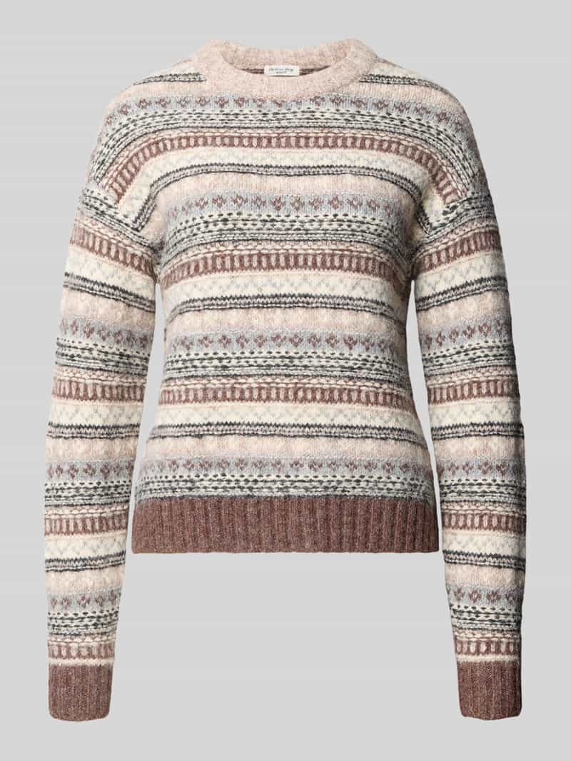 Christian Berg Woman Gebreide pullover met ribboorden