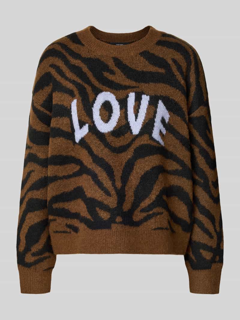 Vero Moda Regular fit gebreide pullover met wol modell 'NEWKAI'