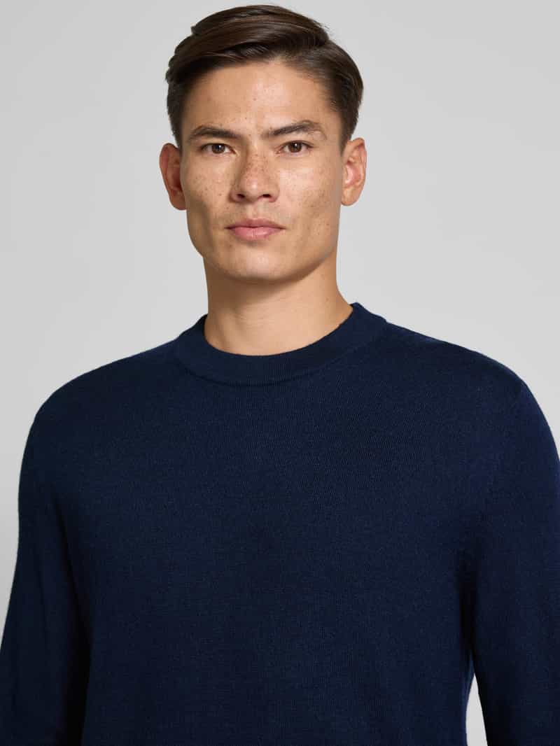 Selected Homme Regular fit gebreide pullover van zuivere merinowol model 'TRAY'