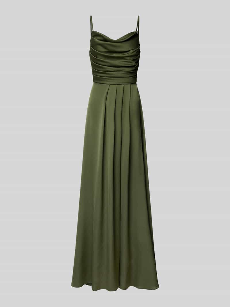 TROYDEN COLLECTION Avondjurk met cascadehals