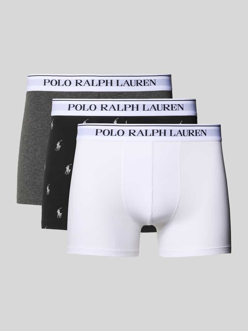 Polo Ralph Lauren Underwear Boxershort met elastische band in een set van 3 stuks