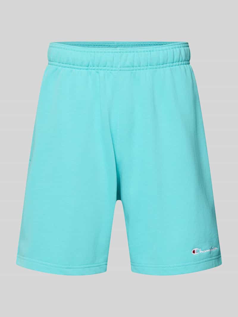 Champion Baggy fit sweatshorts met labelstitching model 'ICONS'