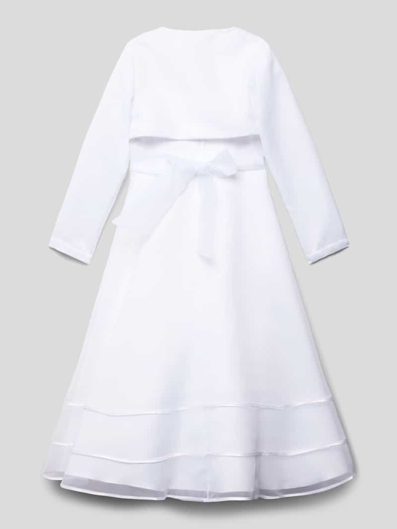 Knielange jurk met naadritssluiting Happy Girls