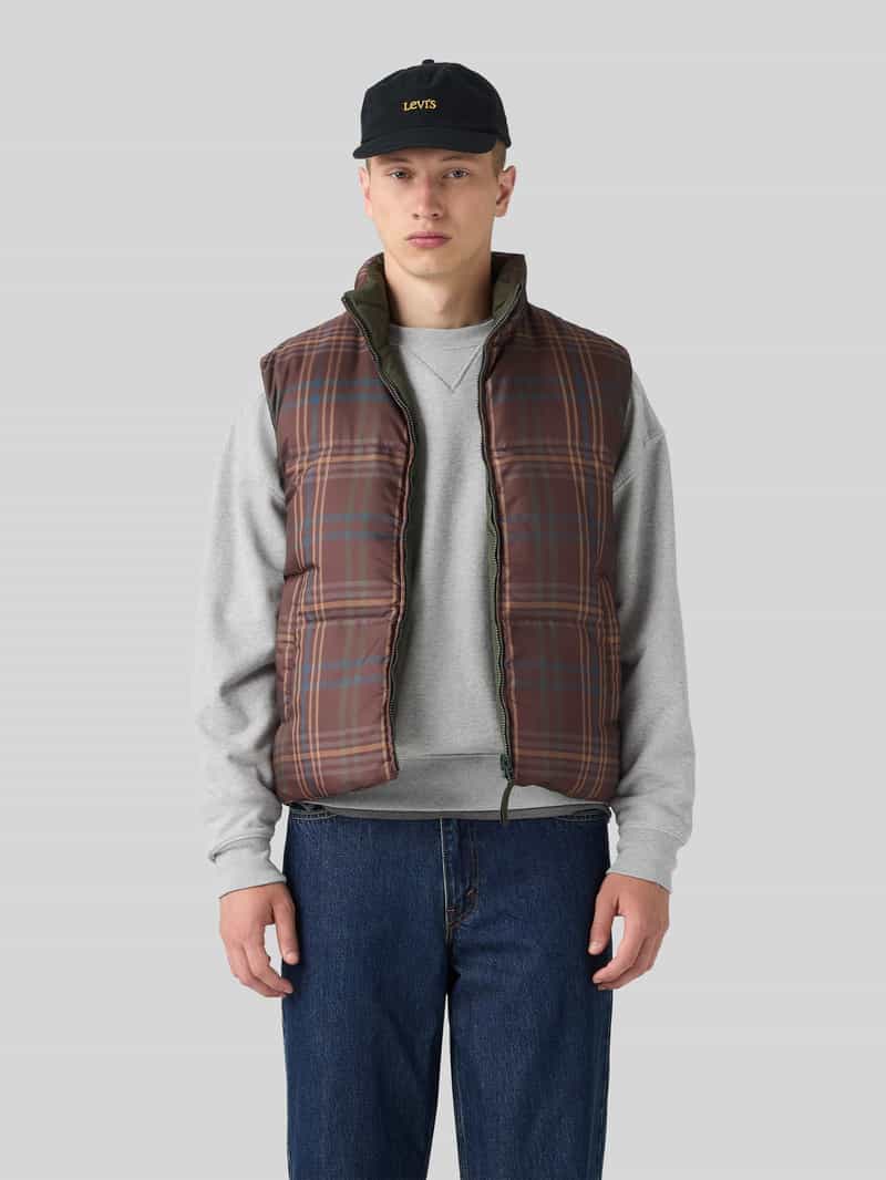 Levi's Regular fit bodywarmer met aan twee kanten draagbaar