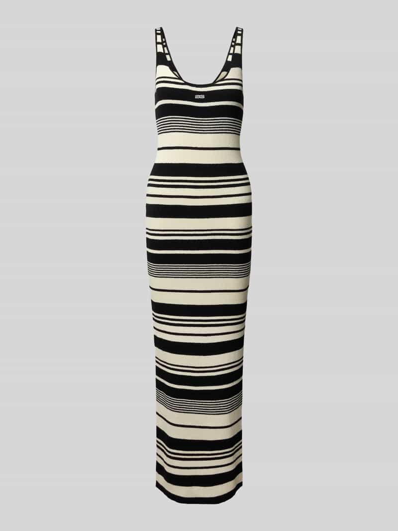 Gestuz Midi-jurk van viscosemix in gebreide look model 'Stela'