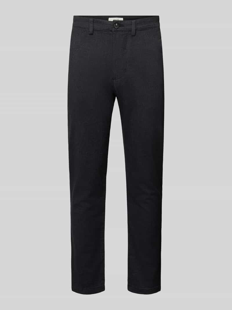 Slim fit chino van katoenmix model 'MILES'