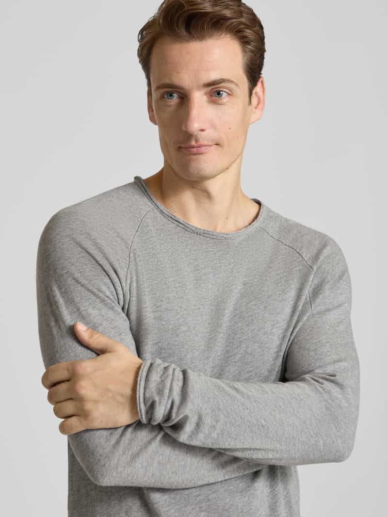 American vintage Shirt met lange mouwen en ronde hals model 'SONOMA'