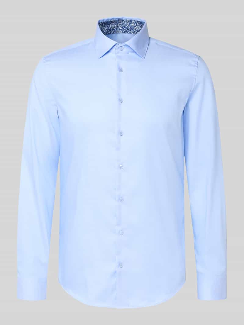 seidensticker Slim fit zakelijk overhemd met kentkraag model 'New Kent'