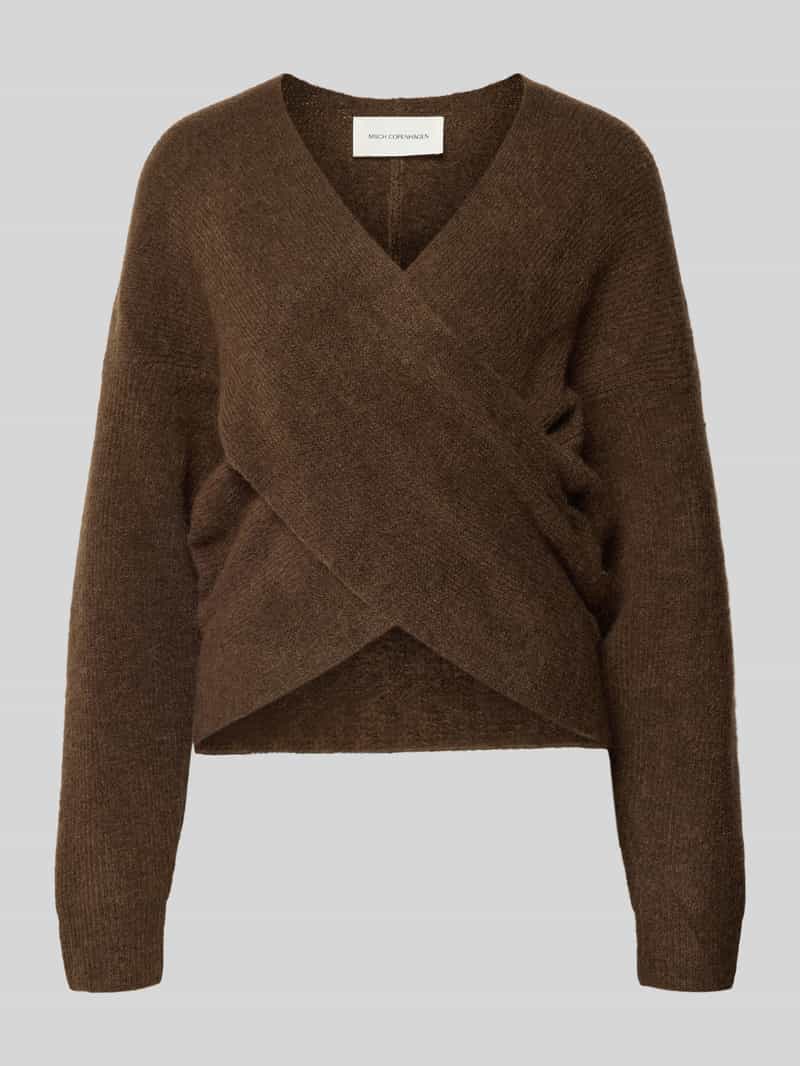 MSCH Copenhagen Gebreide pullover in wikkellook model 'Zinelle Hope'