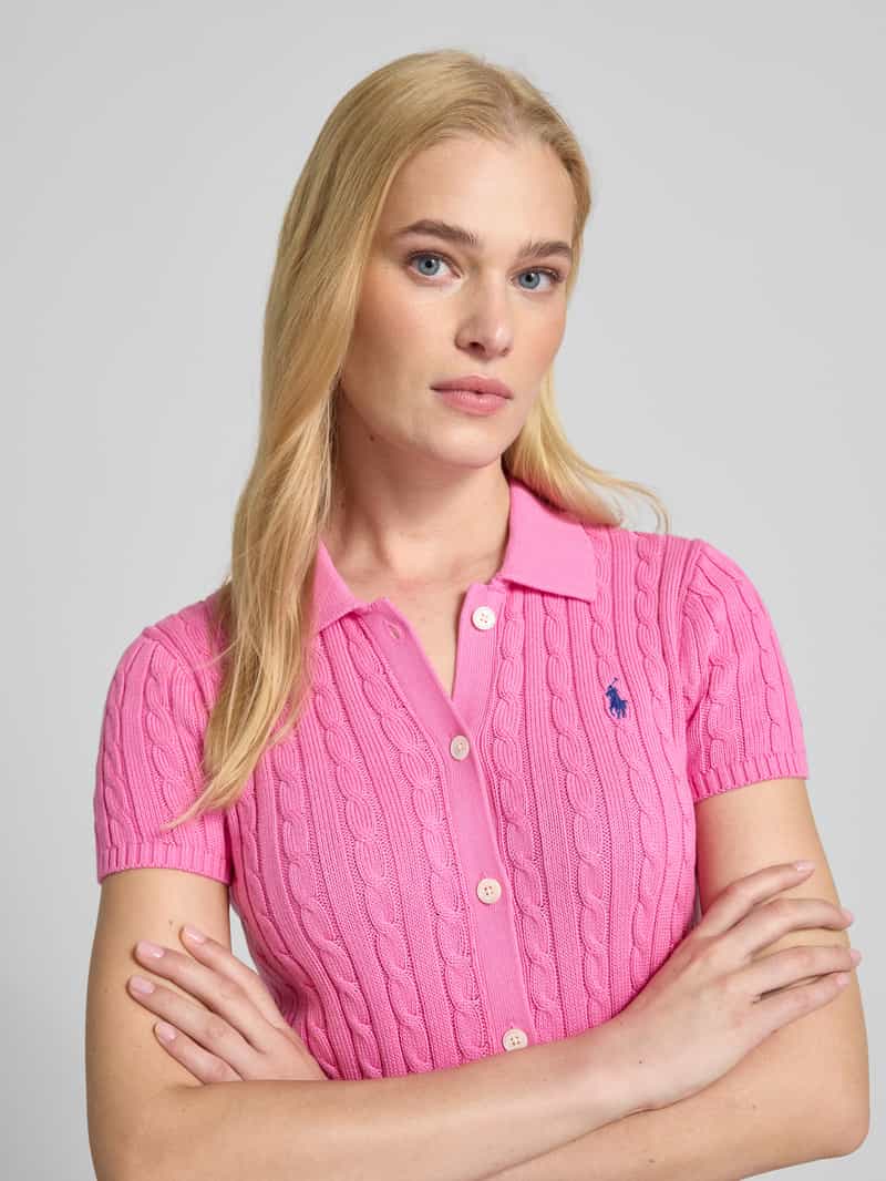 Polo Ralph Lauren Gebreid shirt met logostitching