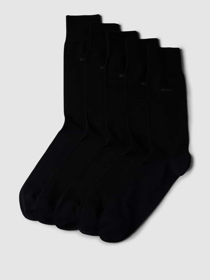 Boss Sokken met labeldetail in een set van 5 paar