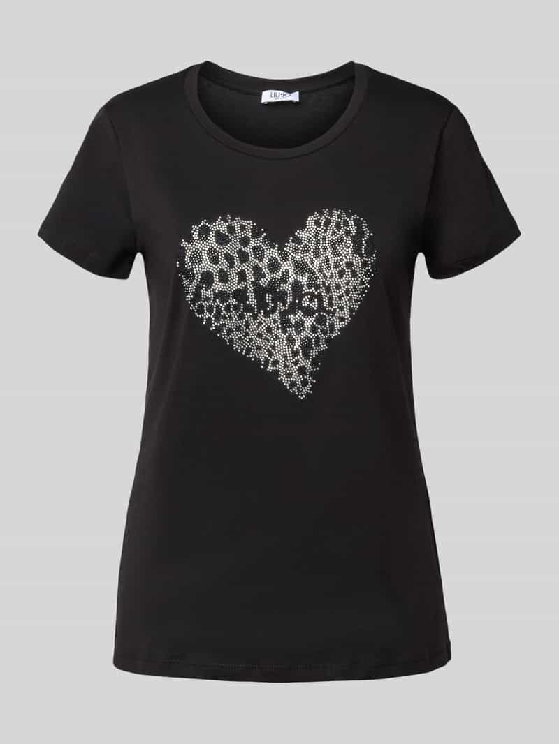 Liu Jo White T-shirt met siersteentjes