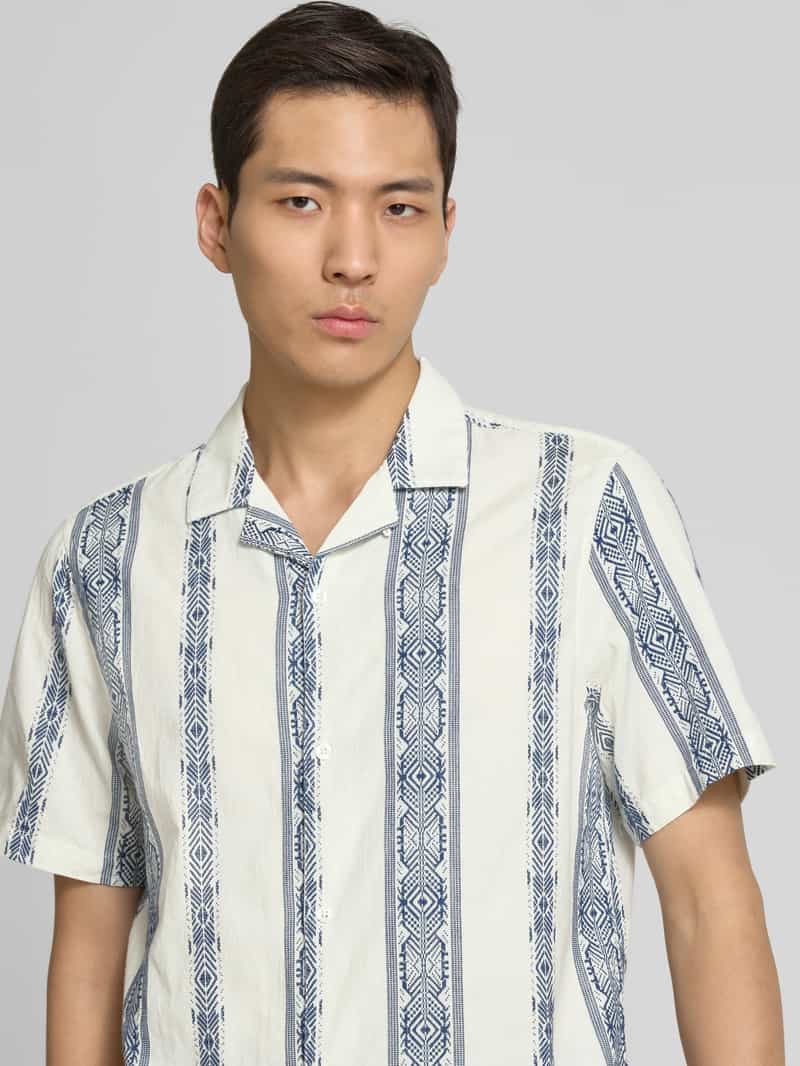 casual friday Regular fit vrijetijdsoverhemd met resortkraag model 'JAYDEN'
