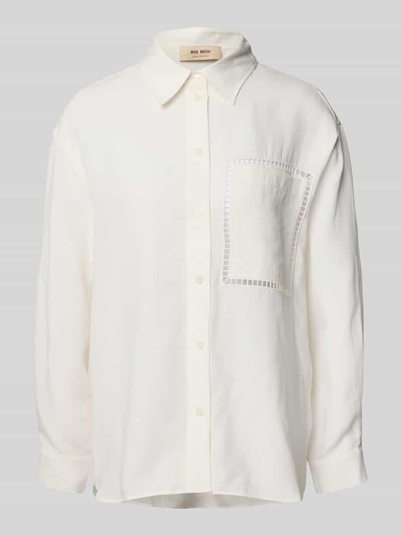 MOS MOSH Regular fit blouse met borstzak model 'Jova Alexis'