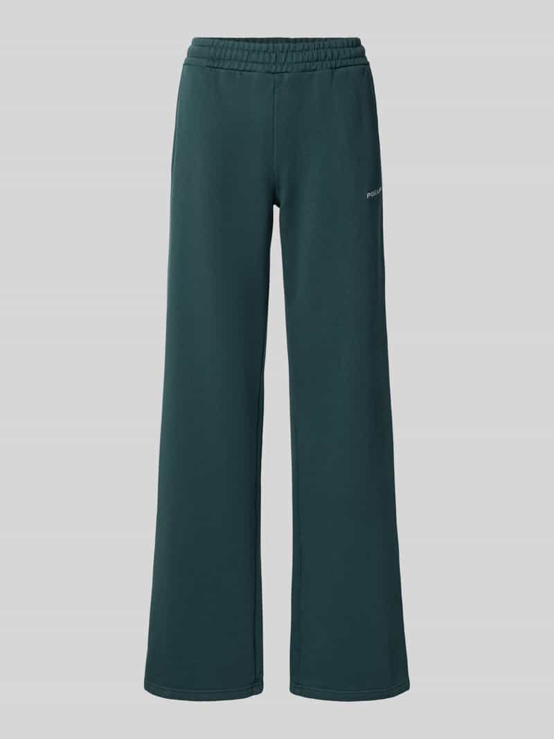 PEGADOR flared fit joggingbroek van katoenmix model 'Anni'