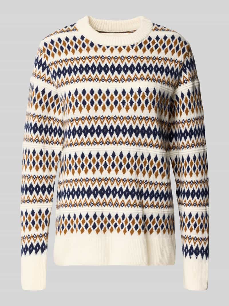 Gant Gebreide pullover met ribboorden model 'FAIRISLE'