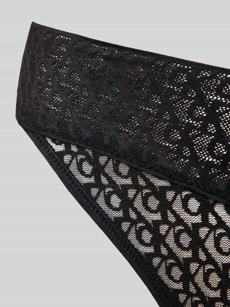 Calvin Klein Underwear String met kantgarnering