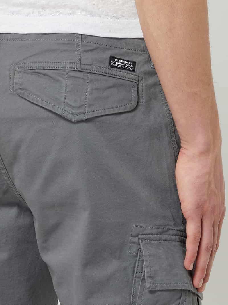 Superdry Korte cargobroek met stretch