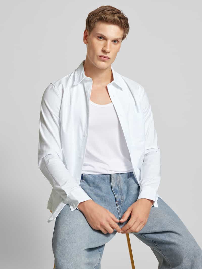 Calvin Klein Jeans Regular fit vrijetijdsoverhemd met kentkraag model 'OXFORD'
