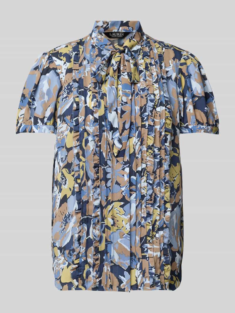 Lauren Ralph Lauren Regular fit strikblouse met plooien model 'JALFRED'