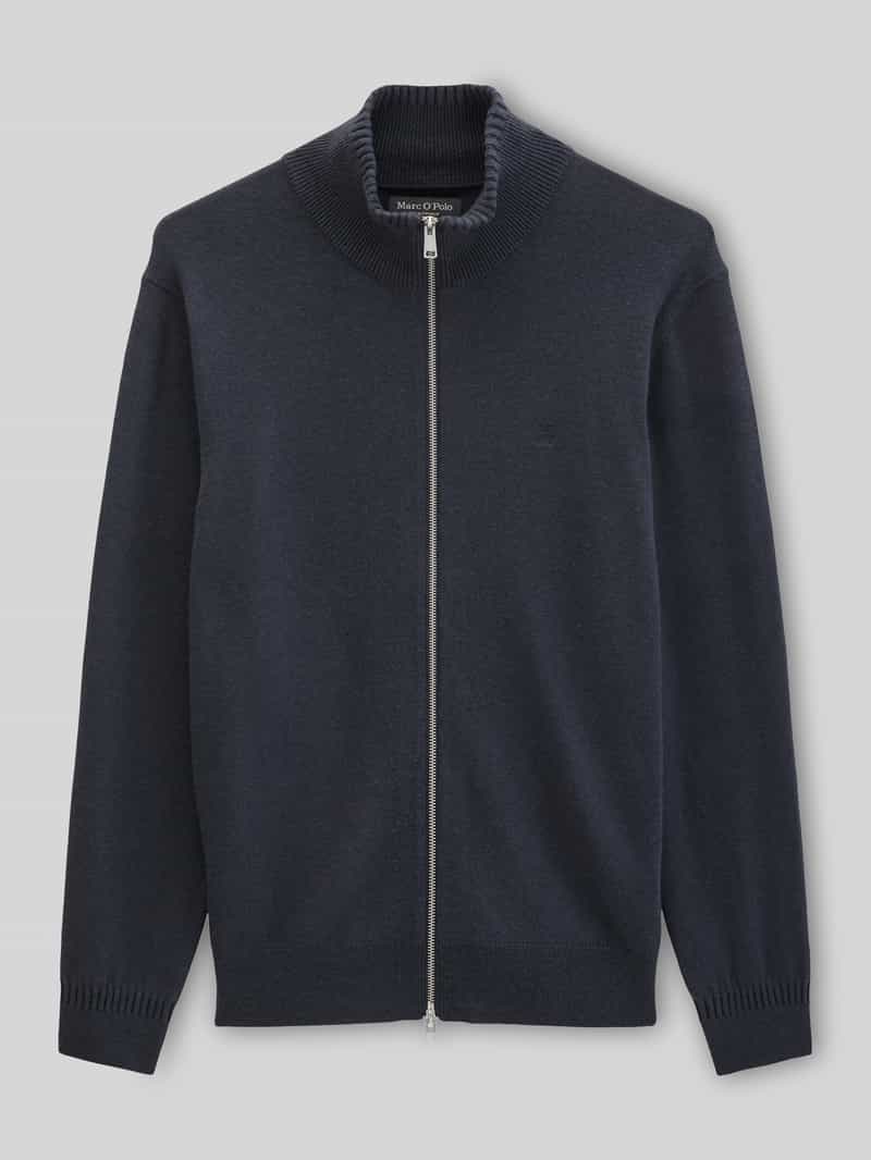 Marc O'Polo Regular fit gebreid jack van katoenmix