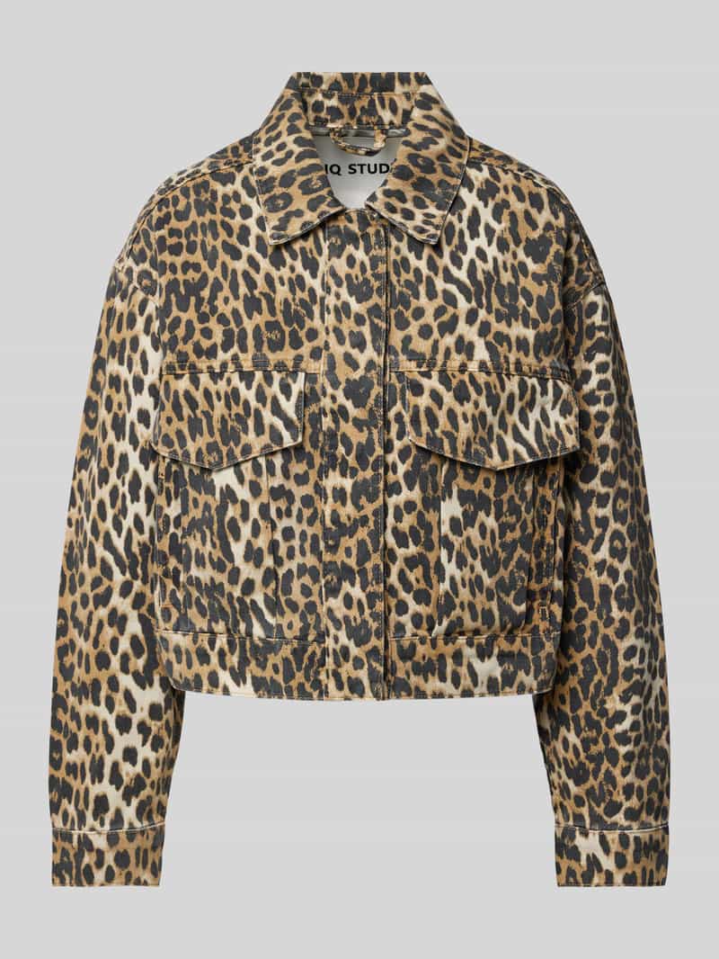 IQ Studio Jeansjack met klepzakken