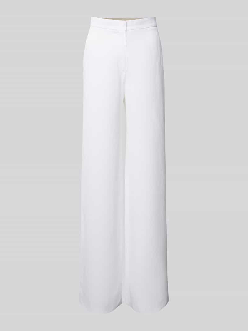 Max Mara Studio Straight leg stoffen broek met steekzakken model 'VICARIO'