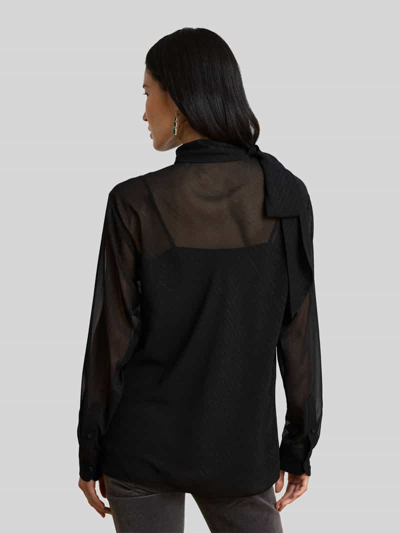 Lauren Ralph Lauren Loose fit blouse met lange mouwen met glanzende details