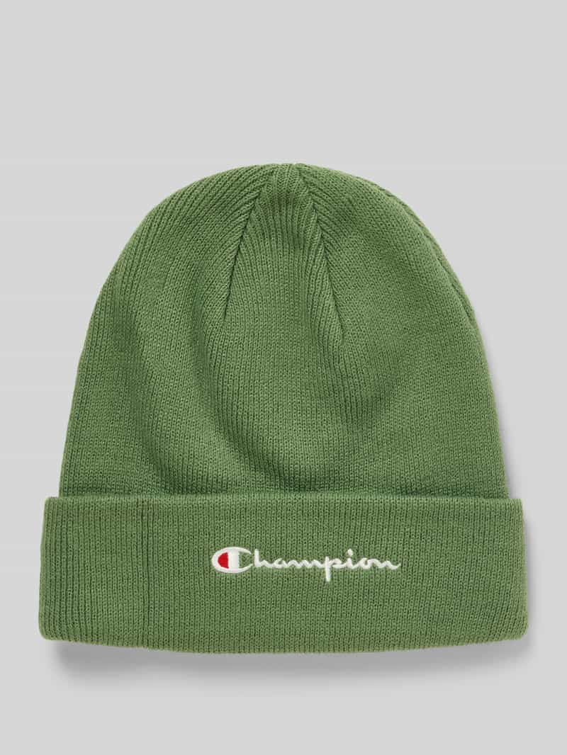 Champion Muts in gebreide look met logostitching