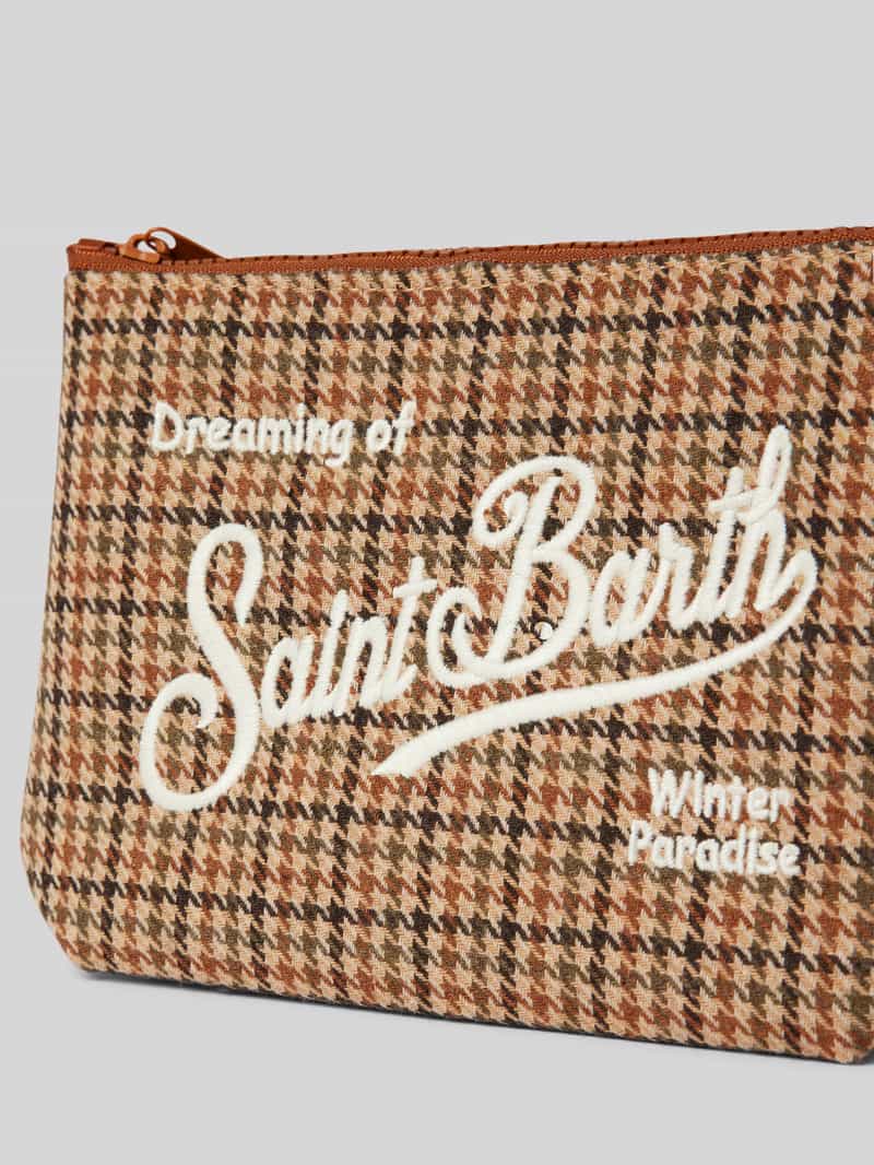 MC2 Saint Barth Toilettas met label- en statementstitching model 'ALINE'